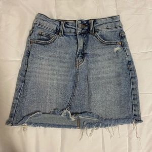 wild fable jean skirt